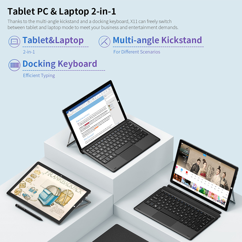 TECLAST X11 2 in 1 Detachable Laptop Touchscreen Tablet 10.1