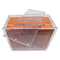 Neues Design Acryl Pokémon PTCG Aufbewahrungsbox mit Schiebedeckel für Elite Trainer Box Kartenhülle Acryl ETB Case
