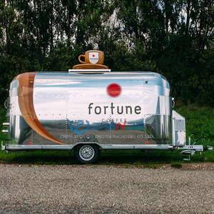 Trailer Truk Makanan Keliling, Dilengkapi dengan Fasilitas Dapur Lengkap, Dapat Menjual Hot Dog, Kopi, Es Krim, Dll. - Product Image 4