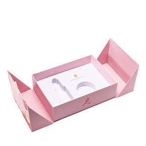 Boîtes cadeaux en carton rigide à double <span class=keywords><strong>porte</strong></span> avec fermeture magnétique, logo personnalisé imprimé, écologiques, haut de gamme, papier couché - Product Image 2