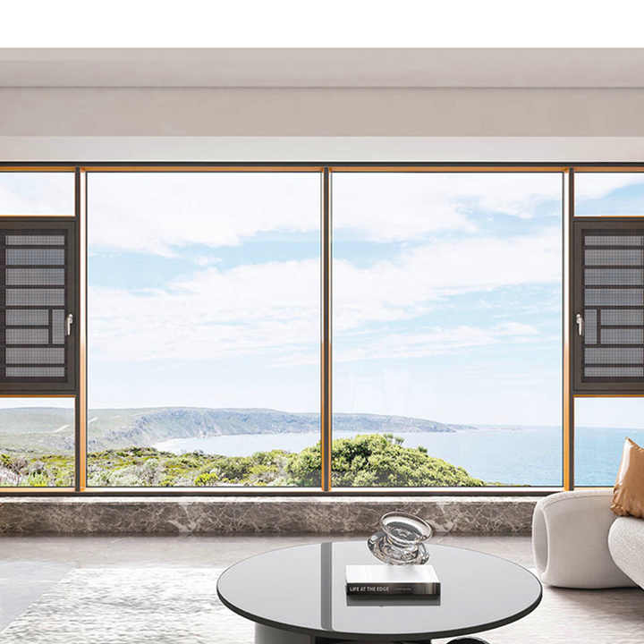 Aluminum Alloy Double Glazed Glass Windows - Modern Sliding Design, OEM