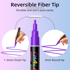 Phấn đánh dấu đảo ngược sợi tip 3 mét xóa được thủy tinh ánh sáng Bảng đánh dấu bụi-miễn phí bảng đen sơn đánh dấu chất lỏng phấn bút - Product Image 3