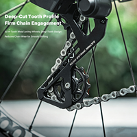 Set Derailleur Elektronik Nirkabel Wheel Top EDS OX, Kit Shifter & Derailleur Belakang Sepeda, 7-13 Speed untuk Sepeda Gunung