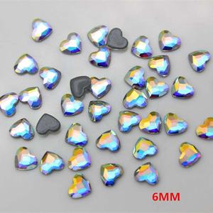 Cristal de pierre de haute qualité, <span class=keywords><strong>strass</strong></span> à dos plat à coller à chaud avec une forte colle pour les vêtements, les chaussures, l'artisanat - Product Image 3