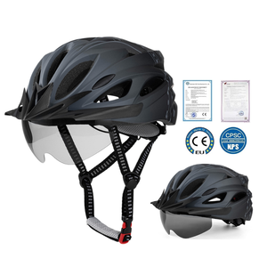 HONORTOUR Casque de cyclisme pour adultes OEM ODM Visière détachable Casque de vélo avec lunettes magnétiques - Product Image 1