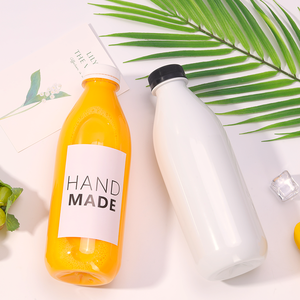 Rỗng 1 Lít Nhựa Chai Sữa Với Thu Nhỏ Bọc Nhãn Tùy Chỉnh 330Ml 850Ml Nhựa Vít Chai Pet Xi Lanh Cho Sữa - Product Image 4