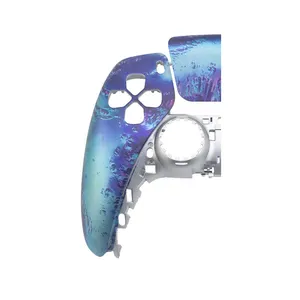 Joystick Pattern Custom Controller Shell Replacement Front Faceplate Touchpad Design For PS5 Splash Grips Back Case