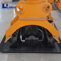Compacteur de plaques hydraulique JUEQI à vente directe usine avec pompe pour excavatrices de 5 à 18 tonnes, garantie 2 ans, compactage de tranchées