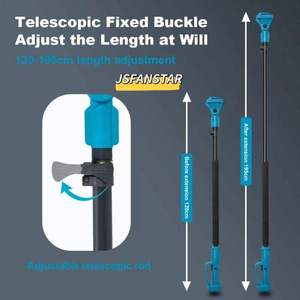 Ensemble d'outils de jardinage électriques 3 en 1 Sécateurs hauts sans fil <span class=keywords><strong>Scie</strong></span> électrique avec sécateur télescopique Tronçonneuse à longue perche - Product Image 4