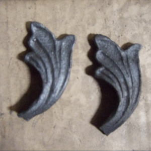 metal gate leaf decoration - Product Image 2