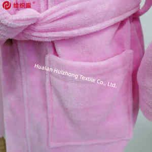 Wholesale Lovely Luxury Cartoon Robe pink <strong>100</strong>% <strong>Cotton</strong> Cartoon Rabbit Robes Children Hooded Velvet Pile <strong>Bathrobe</strong> for Girls - Product Image 4