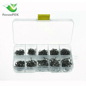 Anzuelos de Pesca Ise-Ni 3-12 #   Caja de 500 anzuelos de pesca de agua dulce de alta resistencia para ríos, equipo de pesca al aire libre - Product Image 3