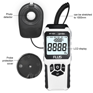 Luxmetro Digitale Tascabile, Tester di Luminosità 200000 Lx LCD, Misuratore di Esposizione per Studio <span class=keywords><strong>Fotografico</strong></span> e Fotocamera - Product Image 3