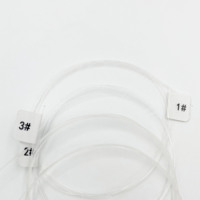 Cordes d'ukulélé en fibre de carbone, écologiques, ton clair et lumineux, emballées individuellement, adaptées aux ukulélé standard à 4 cordes