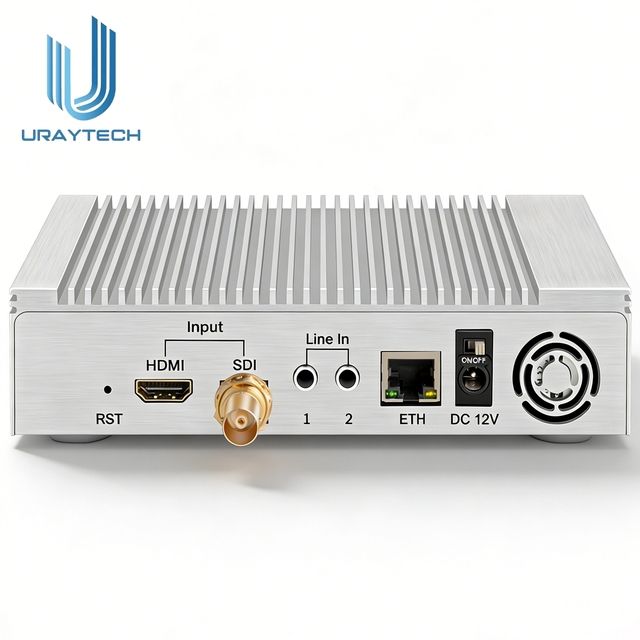 H.265 HEVC H.264 AVC 12G SDI 4K60 HDMI SDI to IP Video Stream Encoder RTMP SRT Live Streaming Streamer Encoder