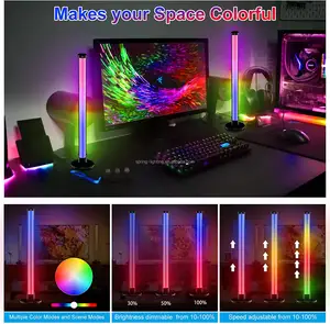 Đèn Bàn LED Tạo Bầu Không Khí Thông Minh Tiệc Tùng Chơi Game Phòng Khách Đèn RGB Có Tâm Trạng Nhịp Điệu