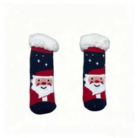 Chaussettes thermiques pour garçons, motif ours polaire, essentielles pour l'hiver, à pois