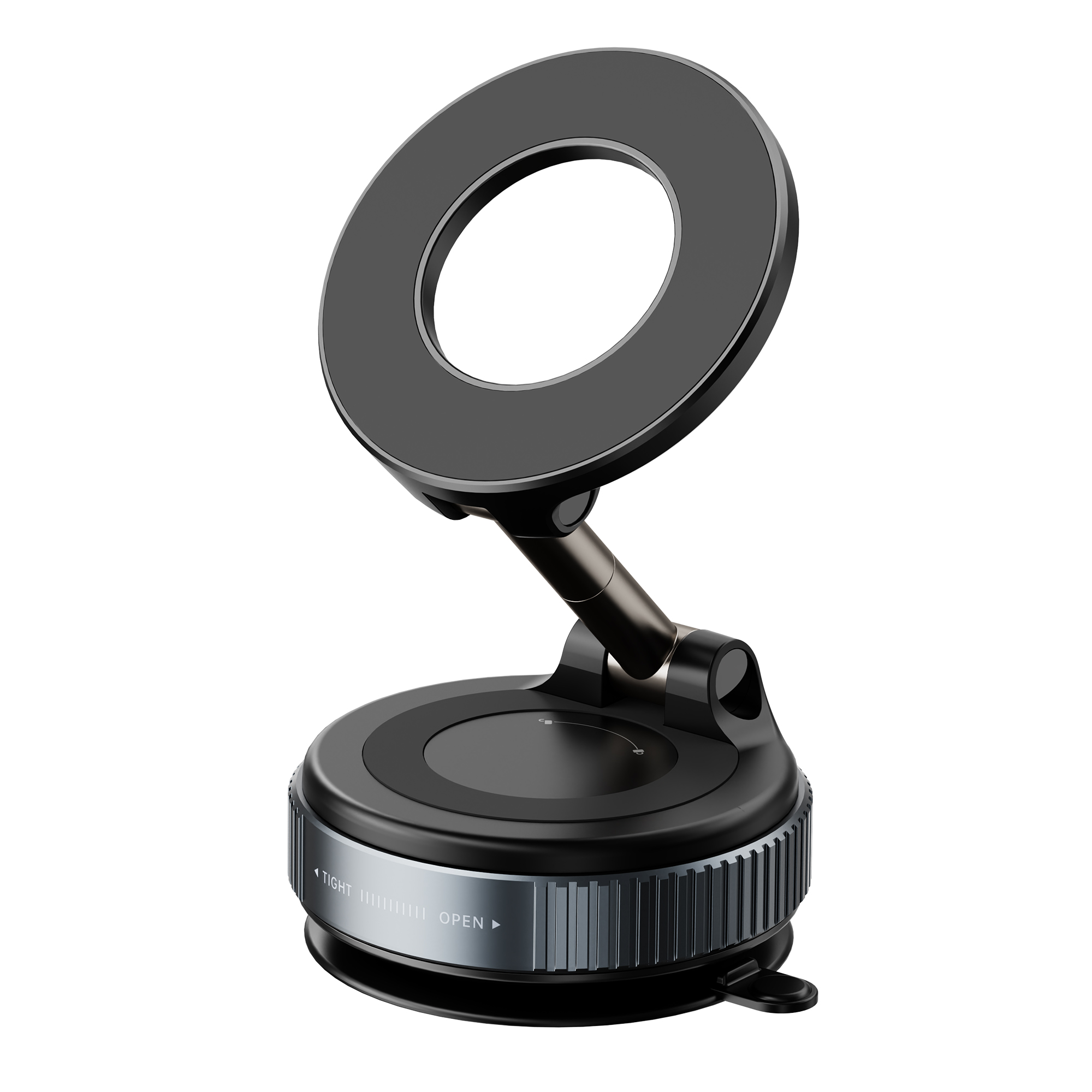 FGDTREEWindshield Magnetic Smartphone Mount Support Bracket With Vacuum Suction 360 Degree Rotatable For Navigation Video Calls