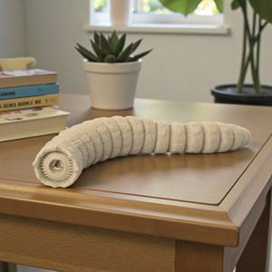 Vashine - Figura de Acción de Gusano de Cristal Flexible Impreso en 3D, Juguete de Gusano Espeluznante y Amenazante, Juguetes de Vermes, Decoración del Hogar - Product Image 3