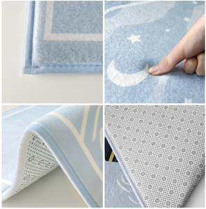 Tapis de prière irrégulier <span class=keywords><strong>pour</strong></span> enfants, motif mosquée de dessin animé, lavable et antidérapant, tapis de culte de forme spéciale <span class=keywords><strong>pour</strong></span> enfants - Product Image 5