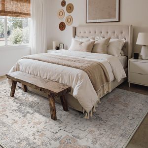 Khu vực thảm cho phòng khách máy có thể giặt không trượt cổ điển Thảm thấp đống Trọng lượng nhẹ Chenille in thảm cho phòng ngủ phòng ăn - Product Image 2