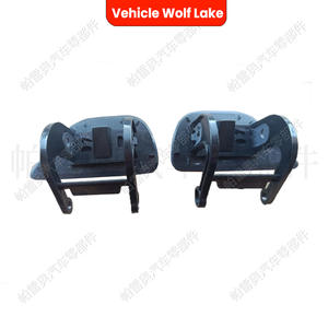 Cubierta de pulverizador de faros delanteros Vehicle Wolf Lake para BMW Serie 5 F07 GT 2009-2016, embellecedor ABS de clip izquierdo y derecho - Product Image 2