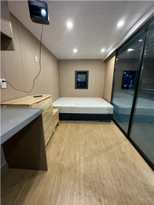 Casa Cápsula Apple Cabin, Contenedor Prefabricado Portátil, 2 Dormitorios, Casa de Campaña al Aire Libre, Oficina, Hotel, Apartamento, Diseño Moderno - Product Image 6
