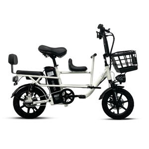 MOTOVELO Lesin 14 pollici 48V 500W 10Ah Batteria al Litio Bici Elettrica Step-Through per Pendolari e Uso Familiare con Sistema di Sospensione, Seggiolino per Bambini - Product Image 3