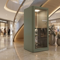 UNIBOOTH - Pod de bureau préfabriqué portable, ignifuge ASTM-E84, 30 dB, ISO 23351, installation rapide en 30-45 minutes, pour salle de formation, hall, livraison rapide