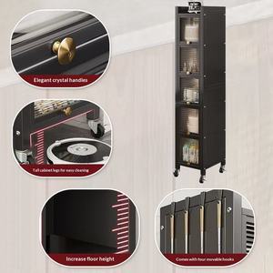 Estante de Almacenamiento para <span class=keywords><strong>Cocina</strong></span>, <span class=keywords><strong>Mueble</strong></span> de Pie de Varias Capas, Estilo Moderno y Simple, Diseño Extraíble No Plegable, Almacenamiento Súper <span class=keywords><strong>Estrecho</strong></span> - Product Image 3