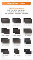 SMD P1.25 P2 P2.5 P3 P4 Module d'affichage LED d'intérieur mur vidéo d'écran LED publicitaire polychrome