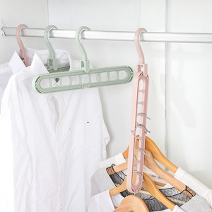 <span class=keywords><strong>Cintre</strong></span> Magique Gain de Place 9 Trous, Cintres Multifonctionnels en Plastique <span class=keywords><strong>pour</strong></span> Vêtements 360° °   Porte-vêtements rotatif magique <span class=keywords><strong>pour</strong></span> armoire - Product Image 2