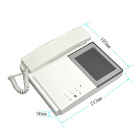 Système d'interphone vidéo pour porte d'entrée RVV4 filaire 1 à 8, sonnette pour immeubles d'appartements