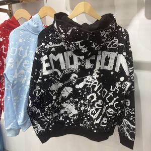Felpe con Cappuccio e Zip da <span class=keywords><strong>Uomo</strong></span> di Alta Qualità, <span class=keywords><strong>Abbigliamento</strong></span> Streetwear di Design con Logo Stampato, Felpe Mixed Emotion per <span class=keywords><strong>Uomo</strong></span> - Product Image 3