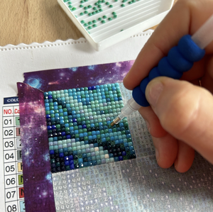 Elf Magic House Kits de peinture diamant DIY de haute qualité, personnalisés et faits main, avec diamants carrés en résine, motif paysage - Product Image 5