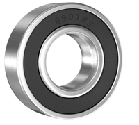 Rodamiento de Bolas de Ranura Profunda de Alta Velocidad y Bajo Ruido 6901RS 61901RS, Rodamiento de Acero Cromado 6901 61901 2RS para Motor Eléctrico y Husillo