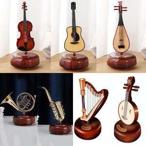 Gran oferta de caja de <span class=keywords><strong>música</strong></span> para regalos de cumpleaños San Valentín Halloween decoraciones navideñas artesanías musicales de madera clásicas Caja De <span class=keywords><strong>música</strong></span> - Product Image 3