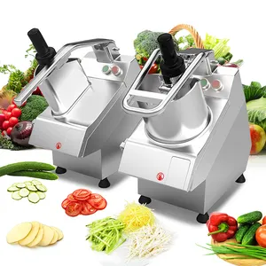 Industrial Stainless Steel Electric Chopper Fruit Vegetable Cutter Machine/ Electric Vegetable Slicer For Small Business