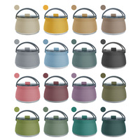 Nouvelle bouilloire pliable en silicone portable de 1 L pour le camping et les voyages en plein air