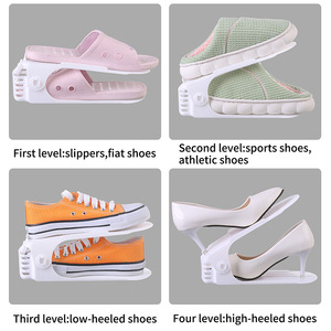 Adjustable Double Shoe <strong>Storage</strong> Bracket Living Room Suitable Home/Dormitory Student Shoe <strong>Rack</strong> Device - Product Image 2