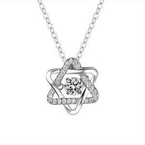 Collar con colgante de estrella para mujer, joyería sencilla y moderna, regalo para uso diario - Product Image 1
