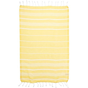 Serviette de plage gaufrée en coton biologique la plus vendue sac personnalisé de Technique de sublimation sans sable à rayures d'été à séchage rapide - Product Image 5