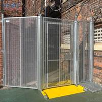 Secure 358 Anti-escalada Puerta única hecha de malla metálica Sistema de puerta de valla de prisión residencial de alta seguridad Panel de puerta de valla