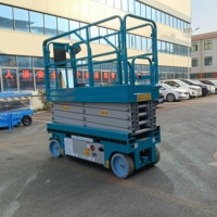Elektrikli Hidrolik Paletli Makaslı Platform Kendinden Tahrikli CE Sertifikalı 300KG Yük Kapasiteli 18m Kaldırma Ekipmanı Kompozit Malzeme