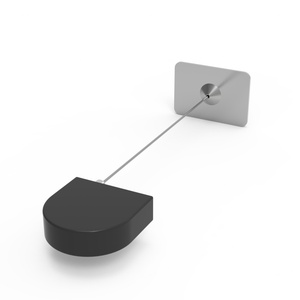 Auto Retractable Cable <b>Lock</b> Oval Double-sided Adhesive Anti-theft Anti-lost Pull Box for <b>Remote</b> Control Security - Product Image 4
