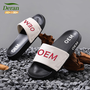 DERAN OEM Customizable Mens Fancy Rubber Slippers,New Arrival <strong>Slide</strong> Sandals Black Rubber,Bubble <strong>Slides</strong> for Men <strong>Slides</strong> Slipper - Product Image 2