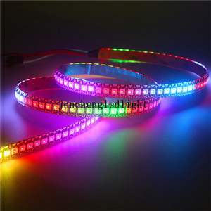 Bande de pixels RGB <span class=keywords><strong>LED</strong></span> adressable individuellement 5V WS2812B 5 mètres 60 <span class=keywords><strong>LED</strong></span> mètre IP30 IP65 IP67 - Product Image 2