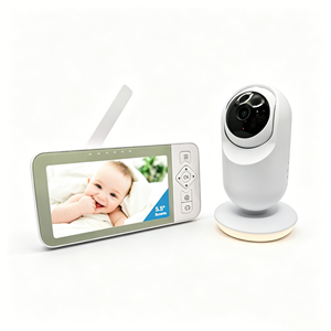 KT626W Tuya Smart WiFi Baby Monitor 5.5 Inch IPS 720P Screen with AI <b>Motion</b> Crying Detection and Night <b>Light</b> - Product Image 1