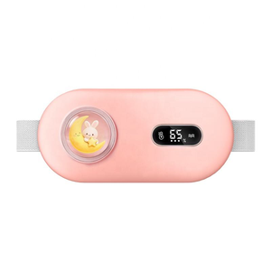 Masajeador Corporal Electrónico Recargable, Cinturón Menstrual, Dispositivo de Masaje Vibratorio Abdominal, Función Musical, Compresa Caliente para - Product Image 4