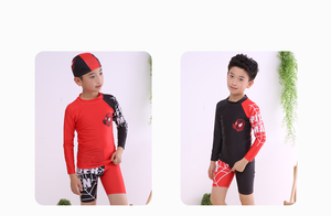 Maillot <span class=keywords><strong>de</strong></span> <span class=keywords><strong>bain</strong></span> deux pièces en polyester à manches longues pour garçons, taille moyenne et grande, ensemble <span class=keywords><strong>de</strong></span> maillots <span class=keywords><strong>de</strong></span> <span class=keywords><strong>bain</strong></span> pour enfants et étudiants, taille grande - Product Image 5
